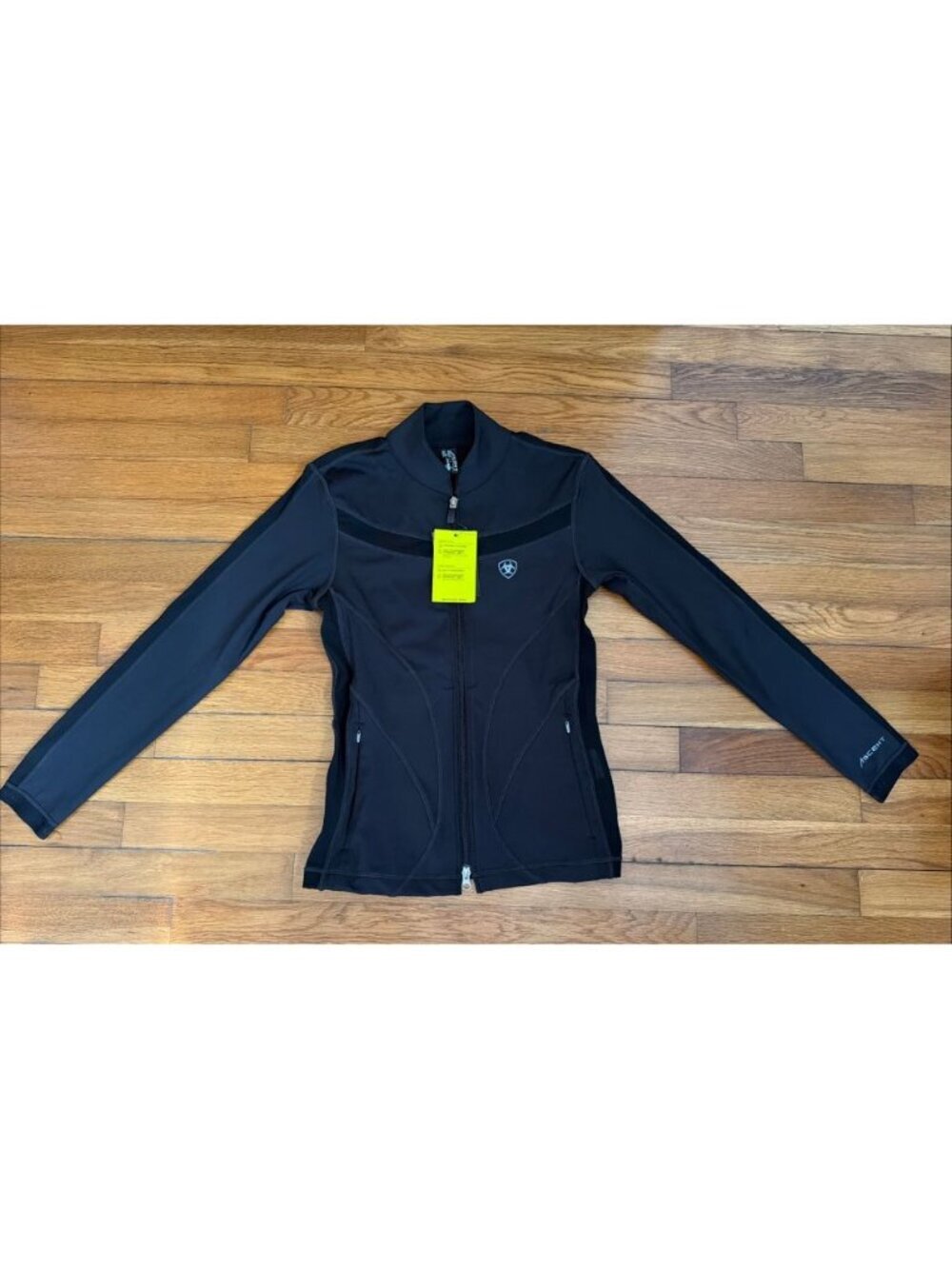 Ariat Ascent Women's Full Zip Mesh Breathable Training Jacket Black Size XS (P7)